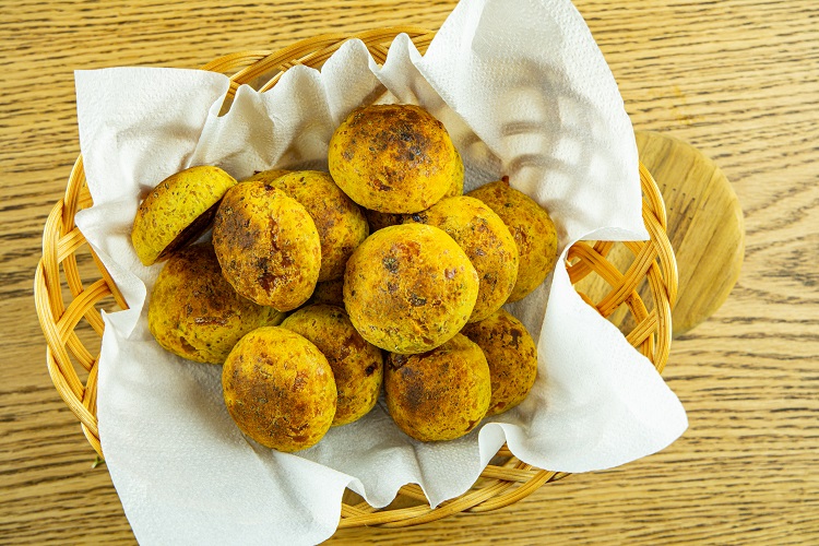 pão de queijo com batata-doce